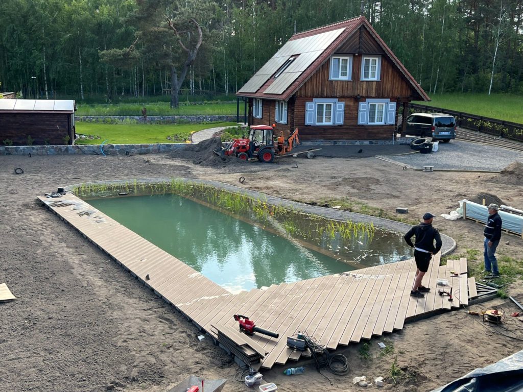 staw kąpielowy i jego etapy wykonania